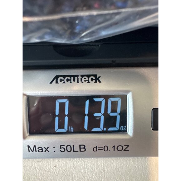 Lucky Brand Womens Sweater Sz L Chunky Knit Blue Speckled V-Neck Slouchy Comfy - Picture 11 of 11